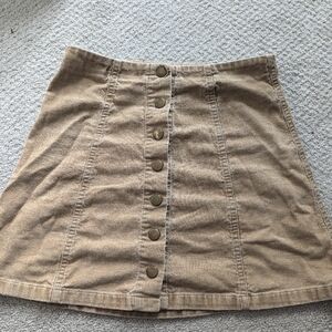 Bohme Brown/Tan Corduroy Skirt